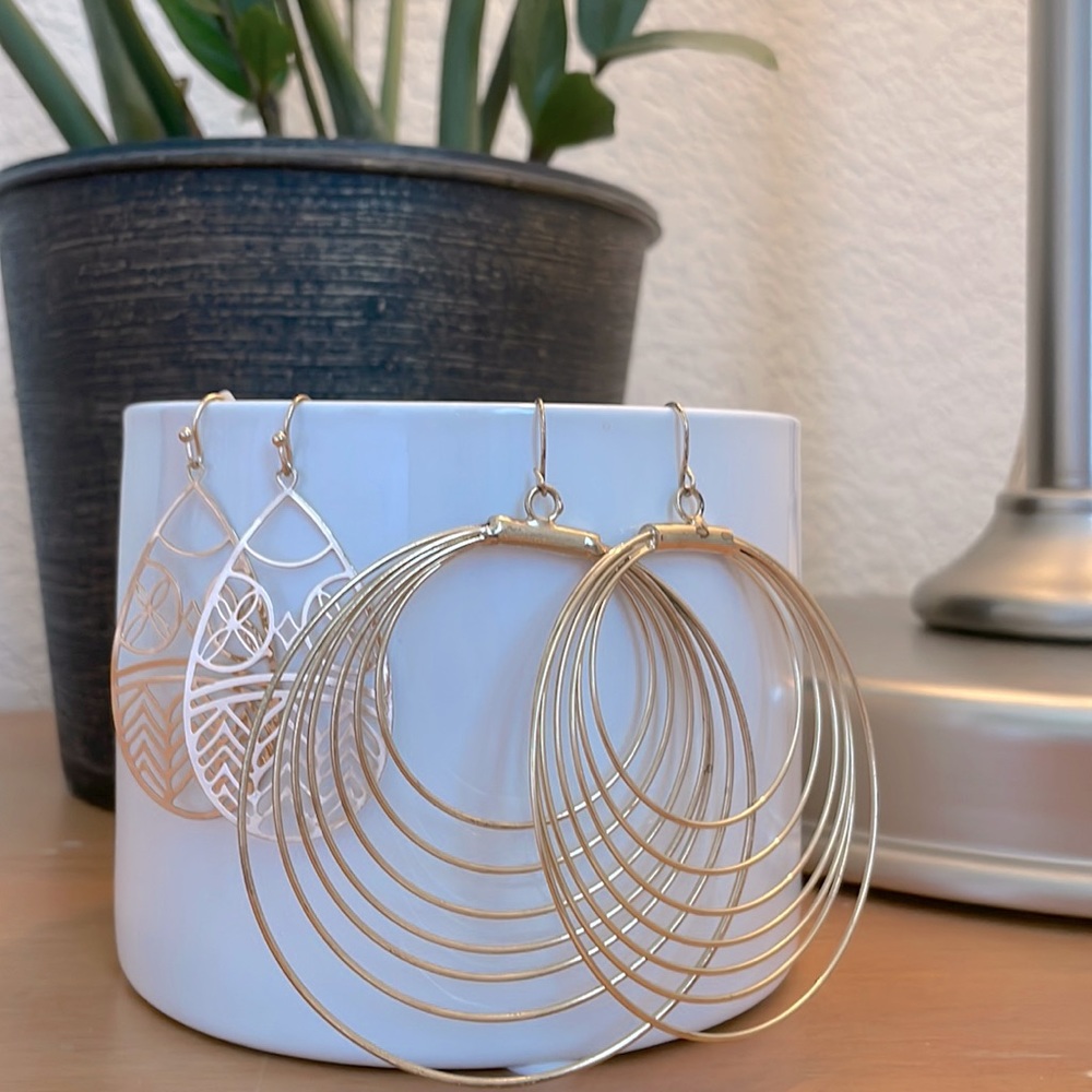 Gold Earrings Bundle
